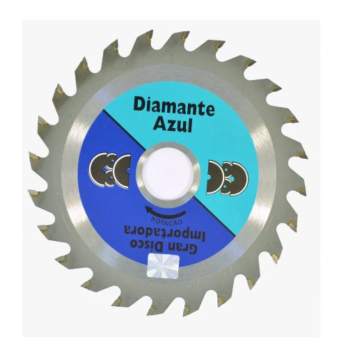Disco de Serra para Madeira Vídea de 180mm com 24 Dentes Diamante Azul